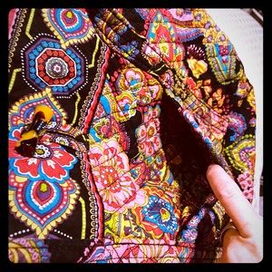 Vera Bradley tote large with folding wallet